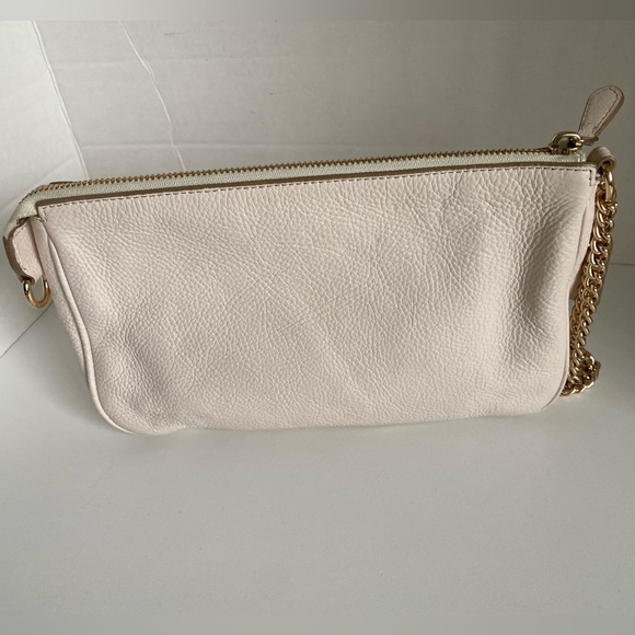 Coach Nolita with chain chalk color pebble leather purse - Picture 4 of 14